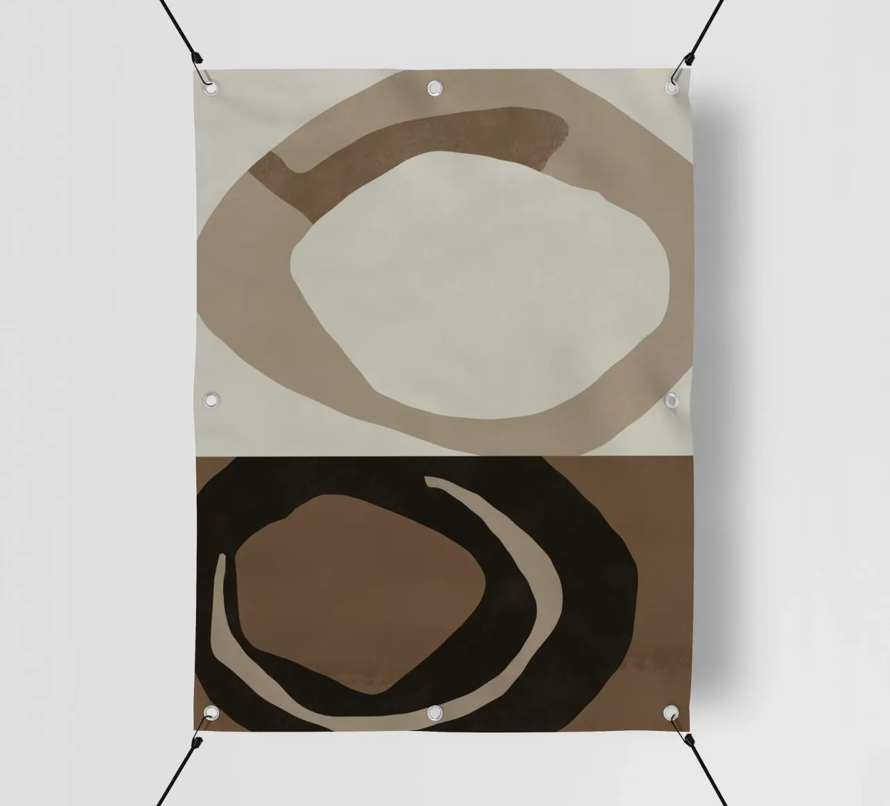 Inspo minimal neutral abstract 04 telo in pvc da Little Dean