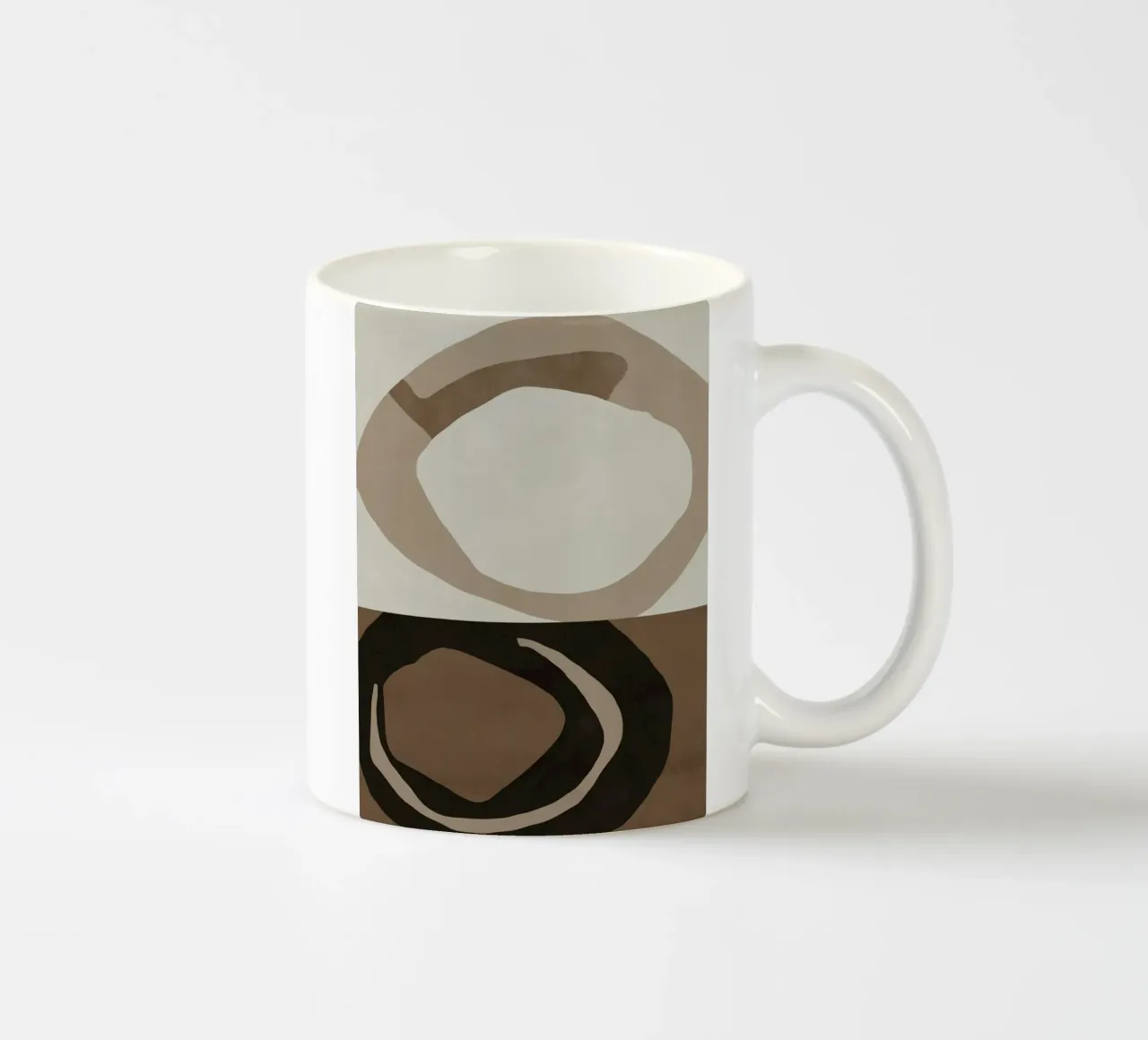 Inspo minimal neutral abstract 04 tazza in ceramica da Little Dean