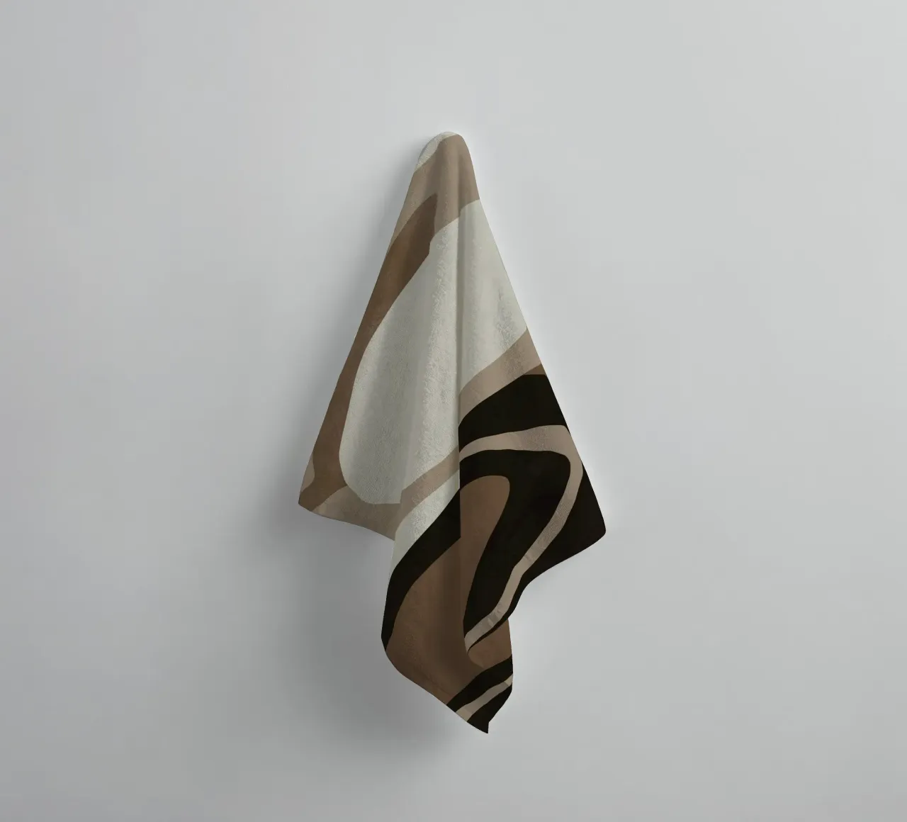 Inspo minimal neutral abstract 04 asciugamano da bagno da Little Dean
