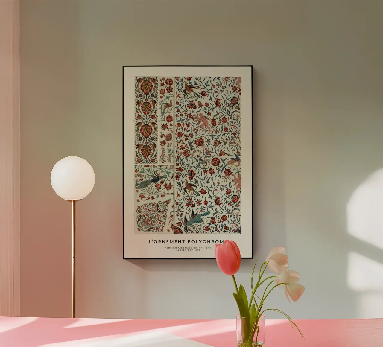 Racinet -  Persian Ornamental Pattern plexiglass da Vintage by JUNIQE