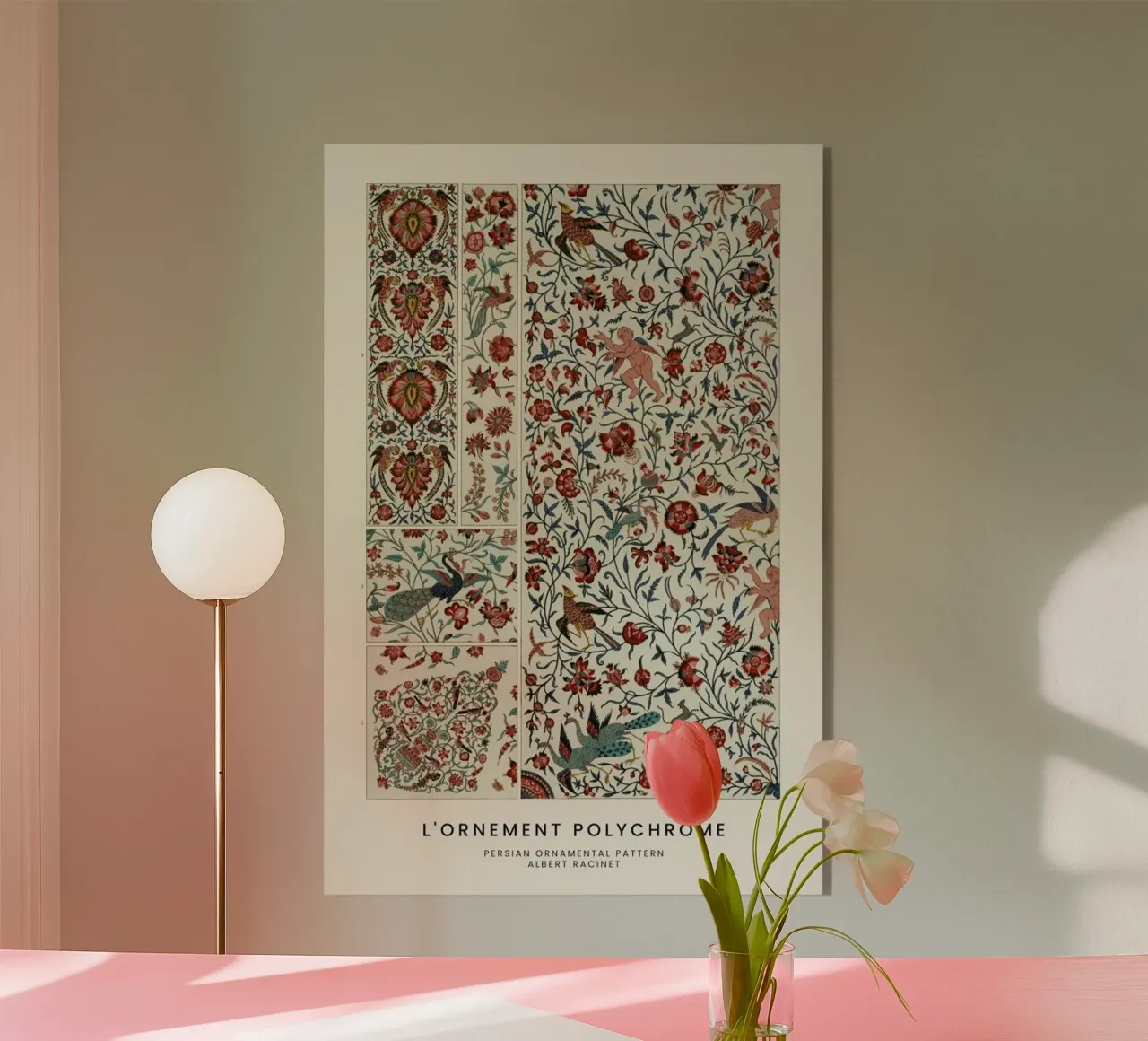 Racinet -  Persian Ornamental Pattern plexiglass da Vintage by JUNIQE