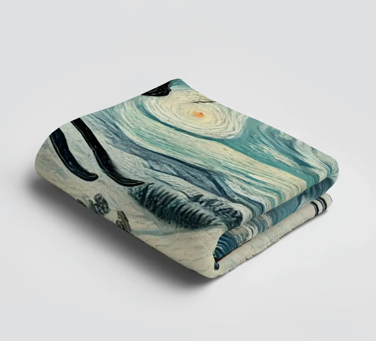 Skiing Witchhunt asciugamano da bagno da Vintage Van Gogh