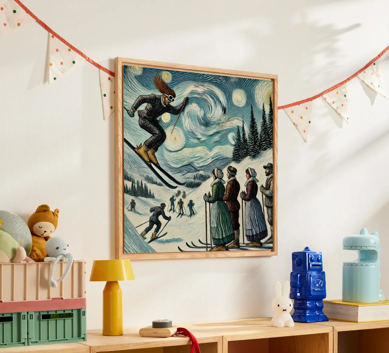 Skiing Witchhunt plexiglass da Vintage Van Gogh