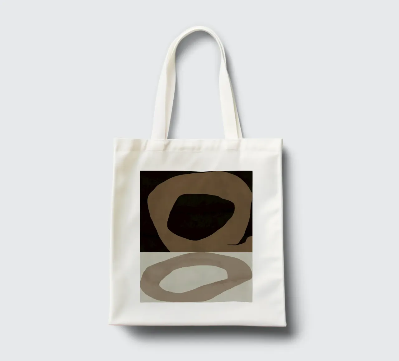 Inspo minimal neutral abstract 05 borsa in juta da Little Dean