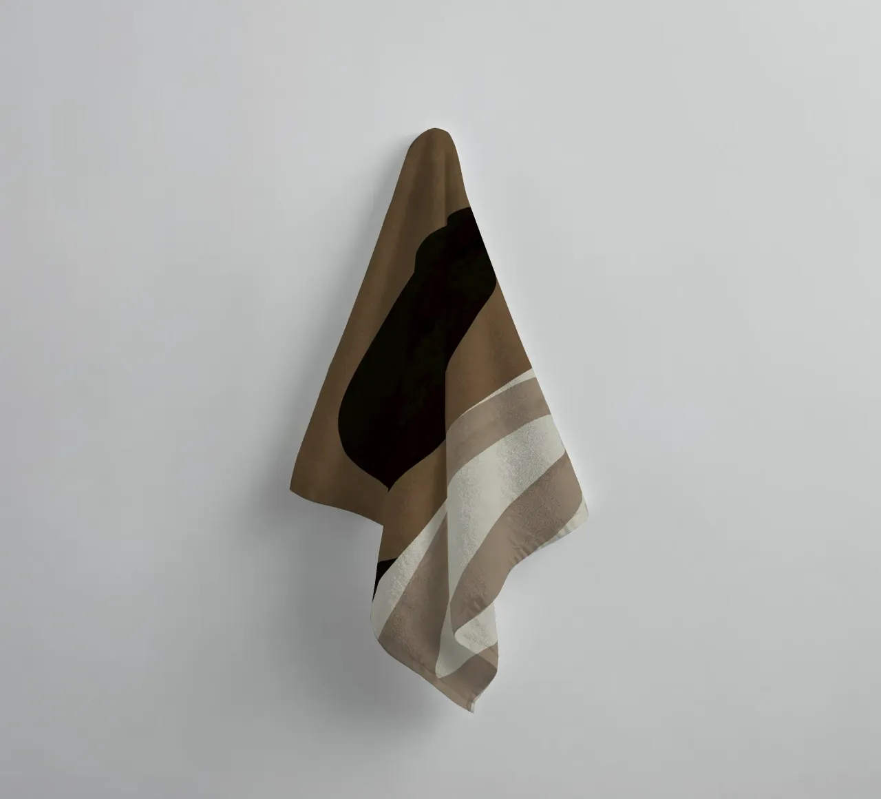 Inspo minimal neutral abstract 05 asciugamano da bagno da Little Dean