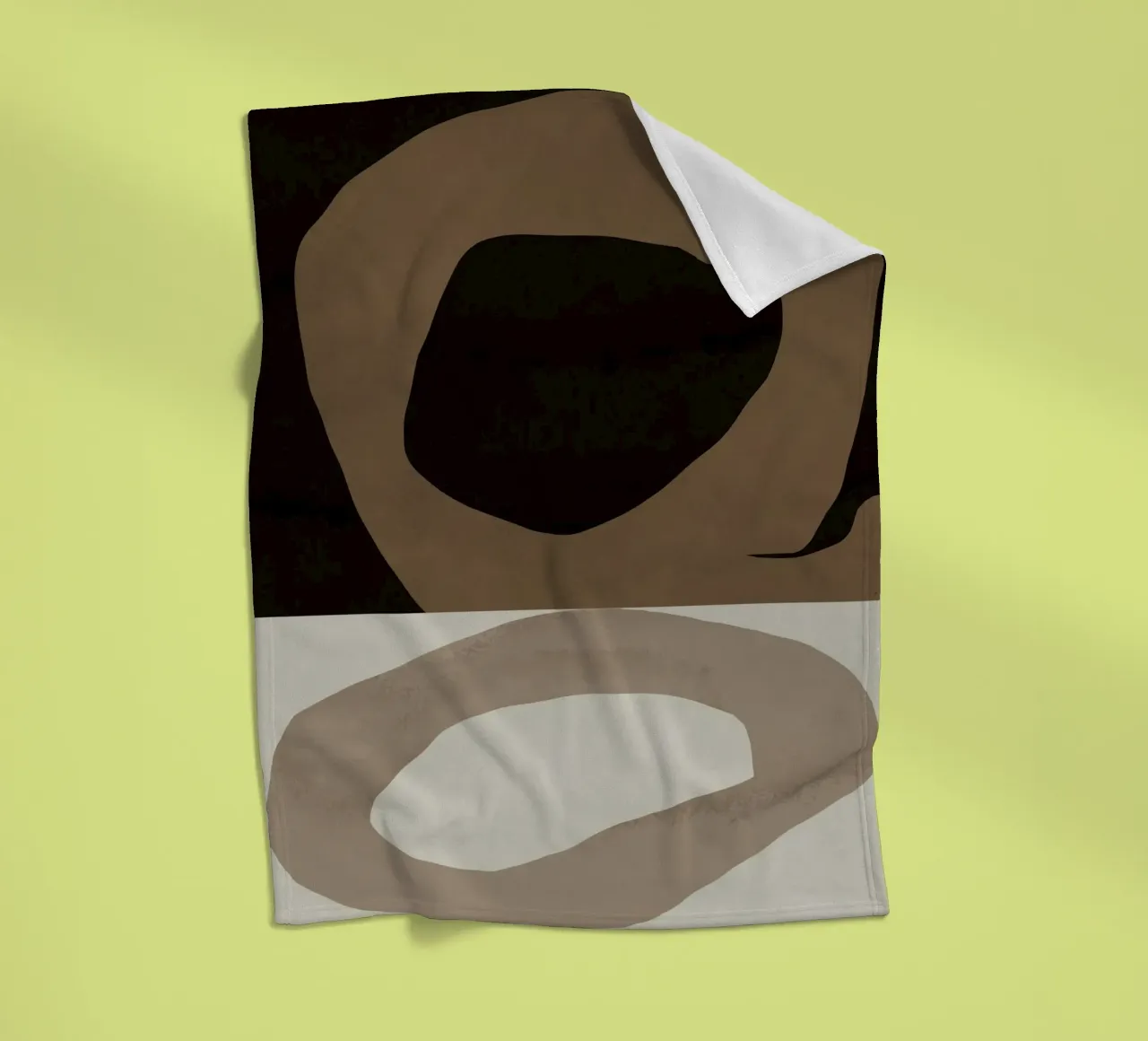 Inspo minimal neutral abstract 05 coperta in pile da Little Dean