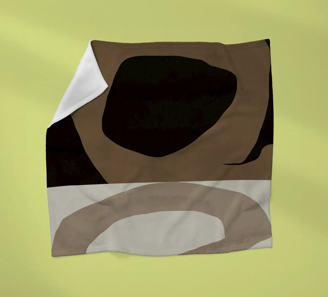 Inspo minimal neutral abstract 05 coperta in pile da Little Dean