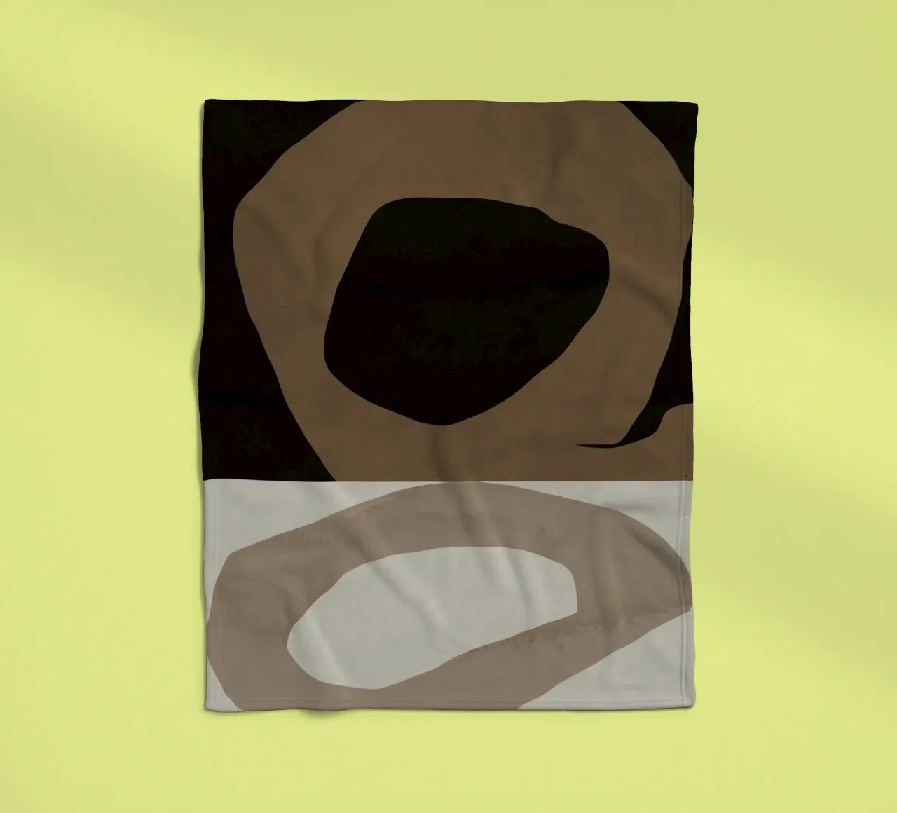 Inspo minimal neutral abstract 05 coperta in pile da Little Dean