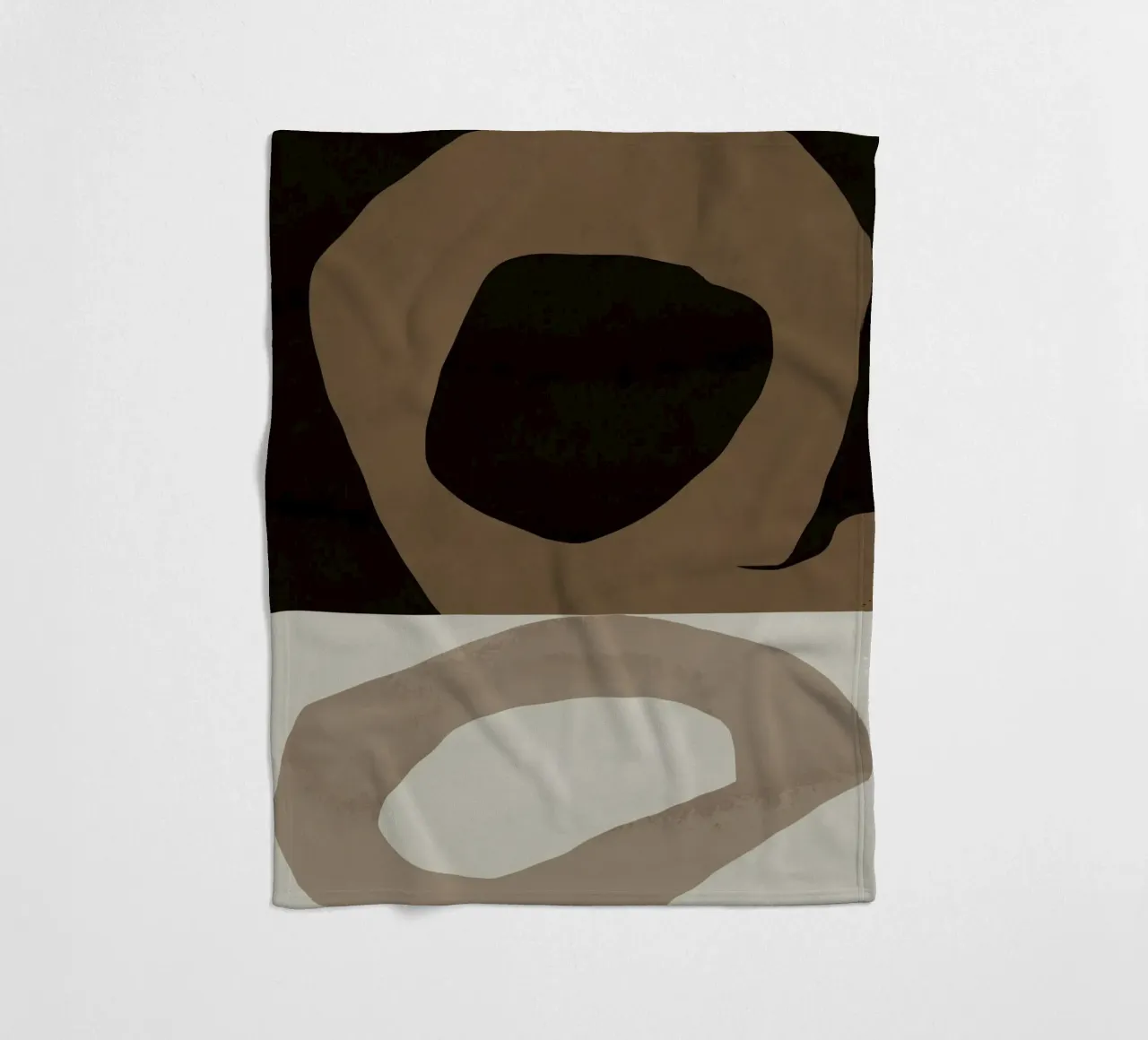 Inspo minimal neutral abstract 05 coperta in pile da Little Dean