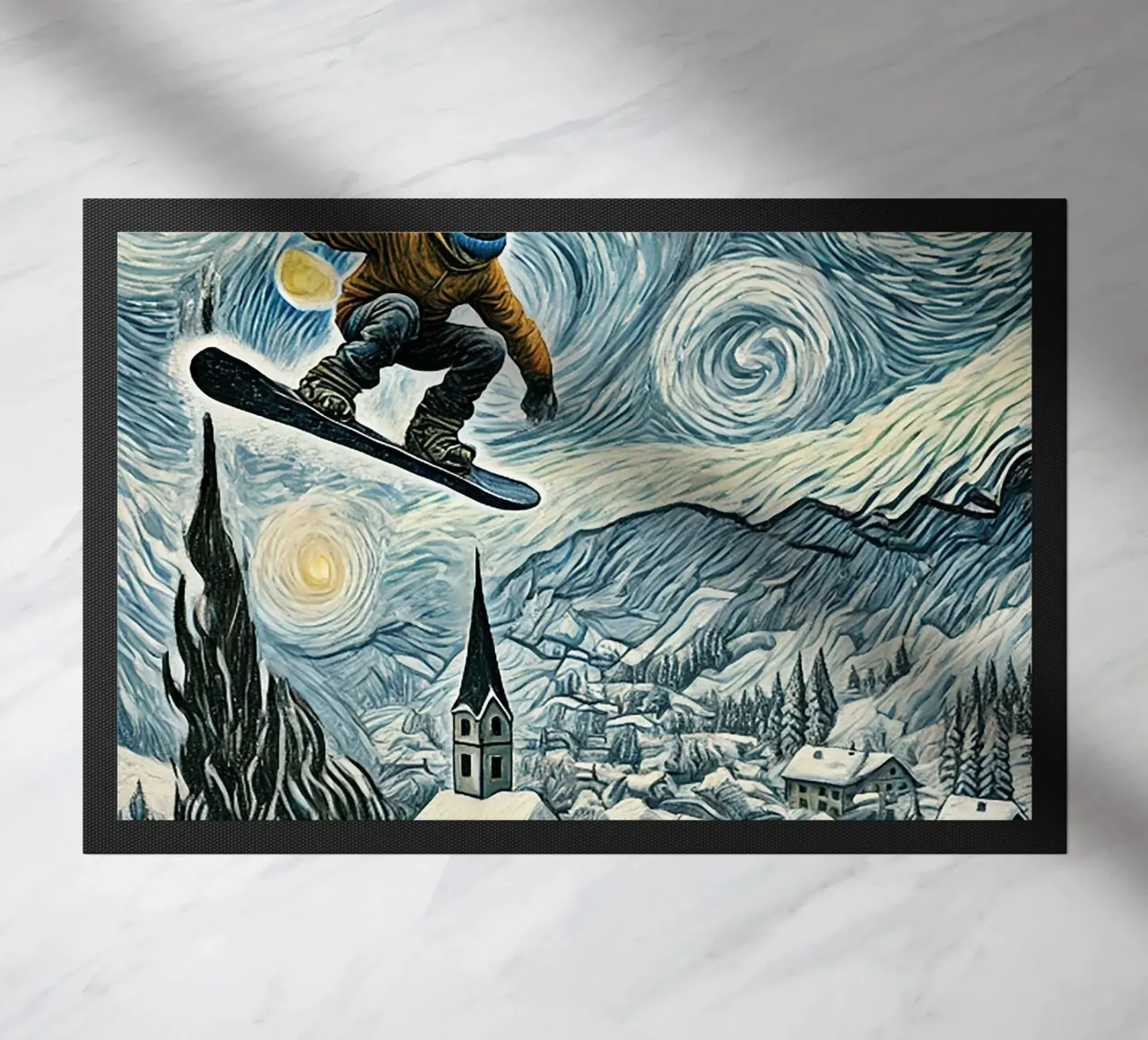 Snowboard Extravaganza zerbino da Vintage Van Gogh