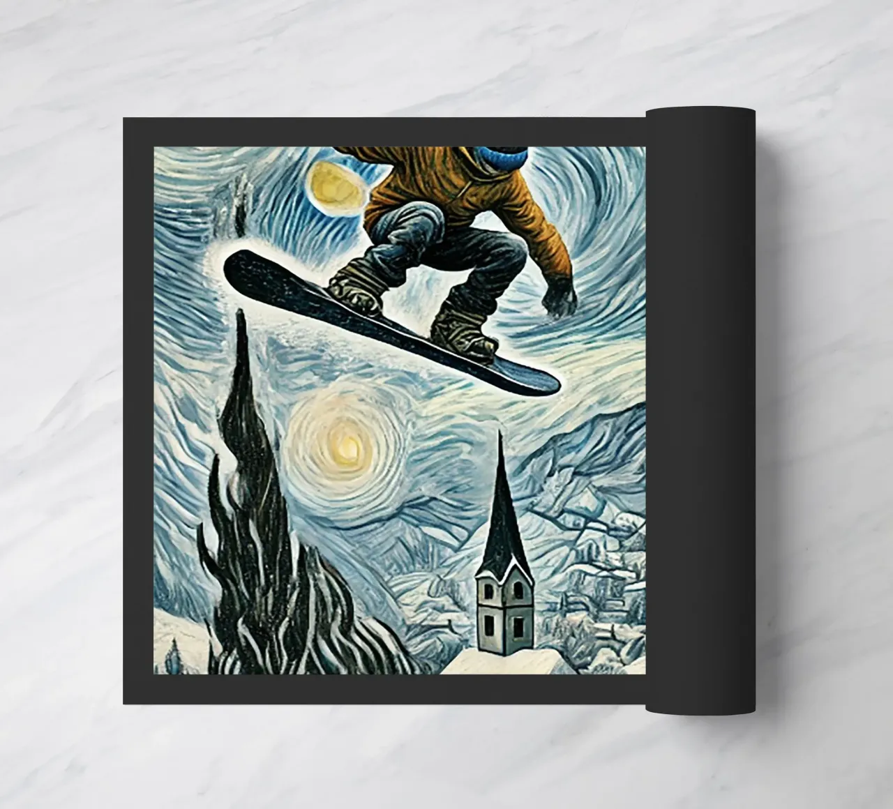 Snowboard Extravaganza zerbino da Vintage Van Gogh