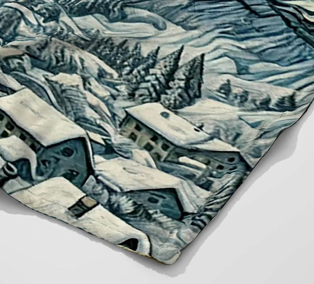 Snowboard Extravaganza coperta in pile da Vintage Van Gogh