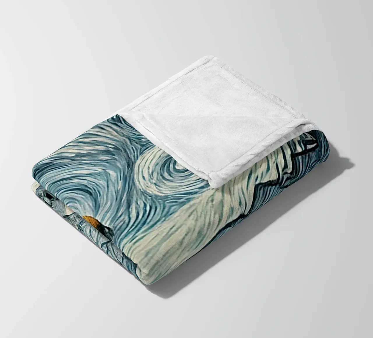 Snowboard Extravaganza coperta in pile da Vintage Van Gogh