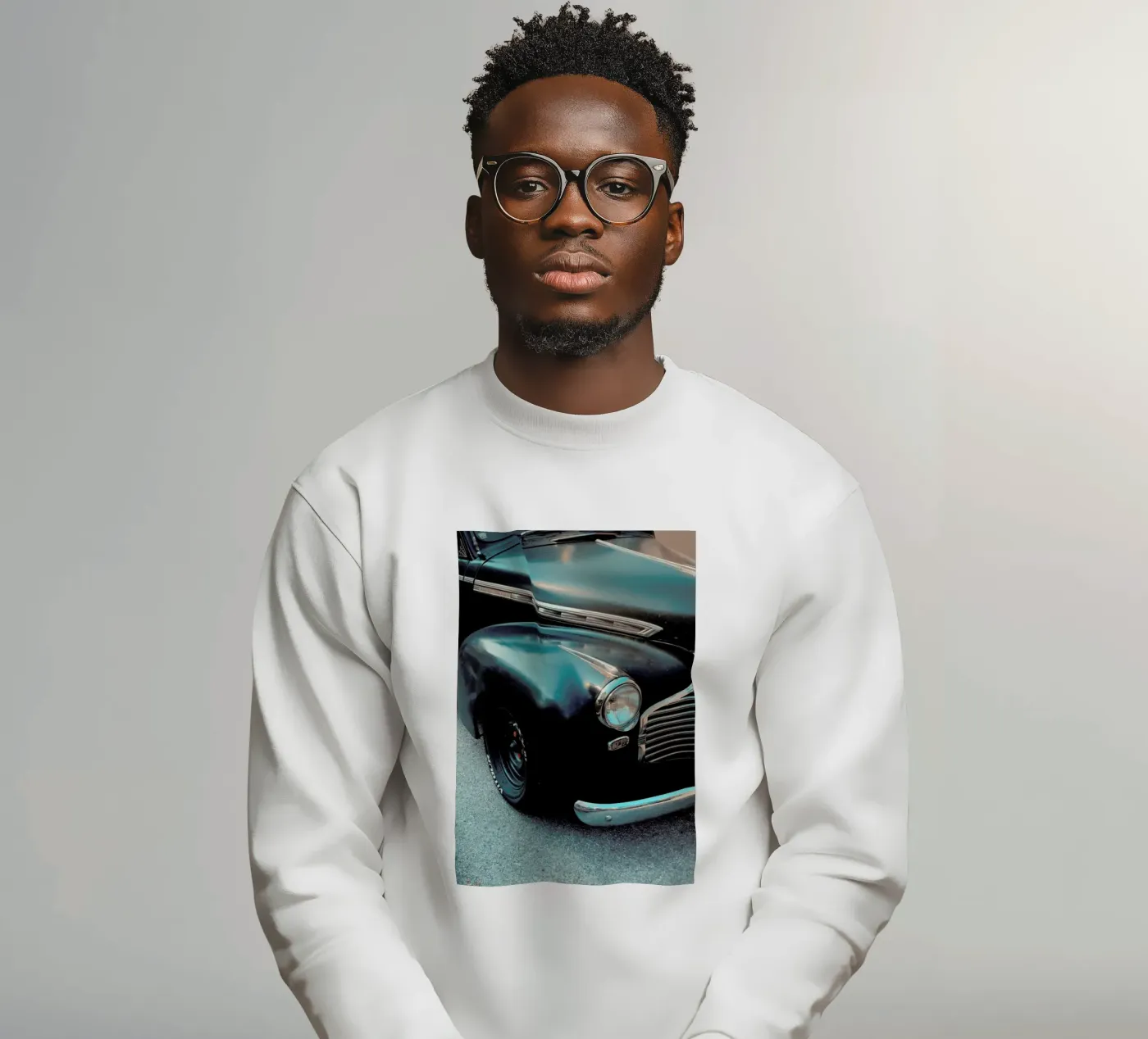 Black Oldtimer sweat de Sebastian Hilgetag