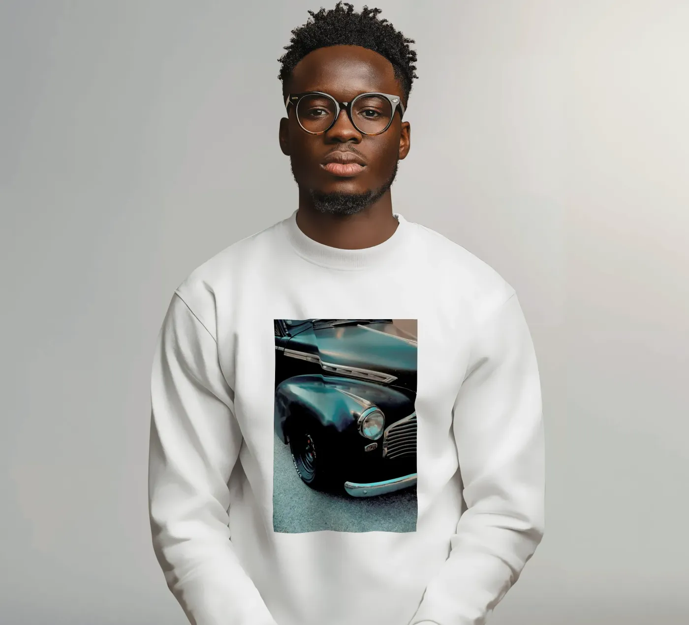 Black Oldtimer sweatshirt van Sebastian Hilgetag