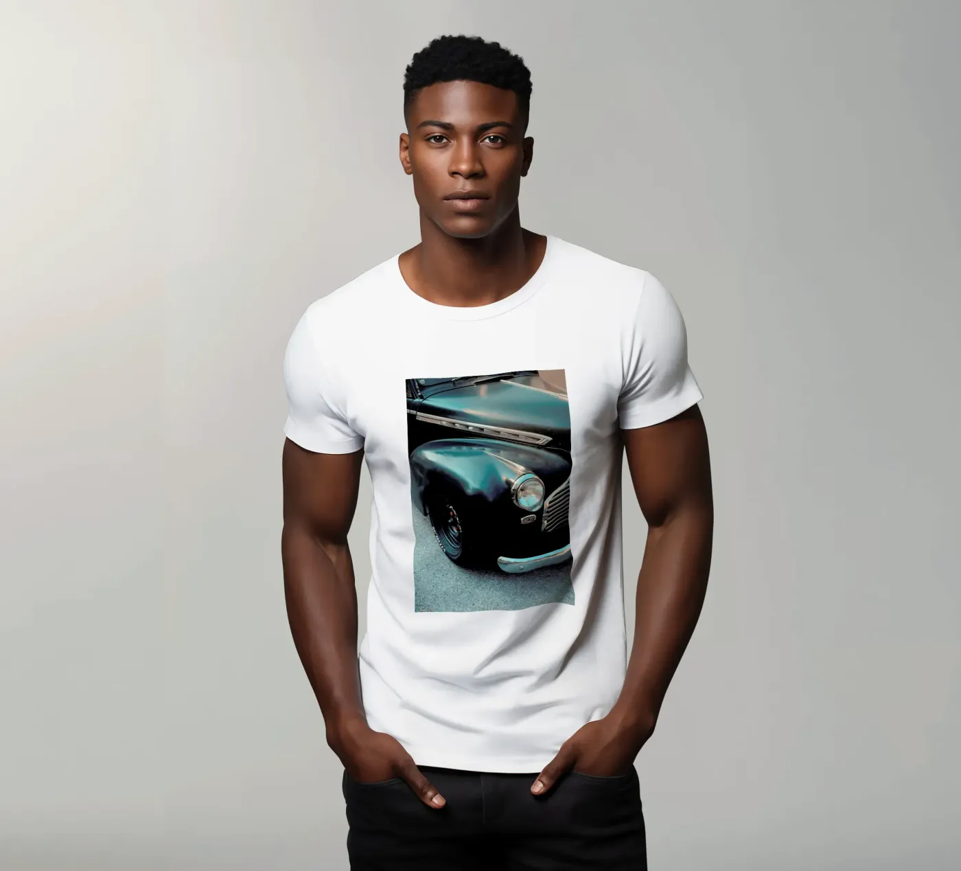 Black Oldtimer t-shirt da Sebastian Hilgetag