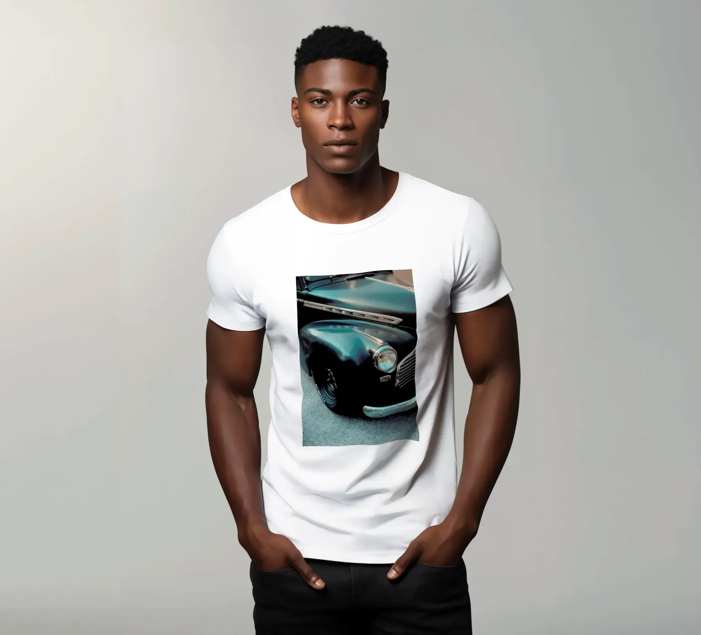 Black Oldtimer t-shirt da Sebastian Hilgetag