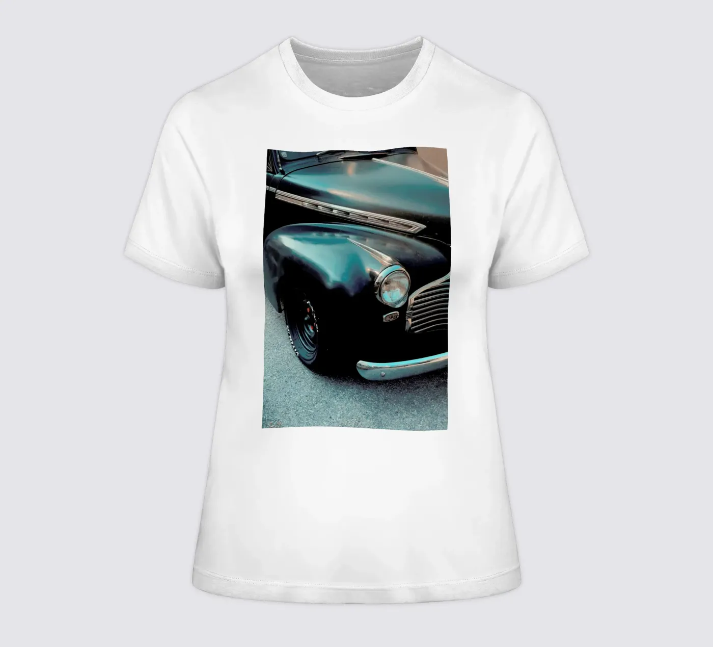 Black Oldtimer t-shirt da donna da Sebastian Hilgetag