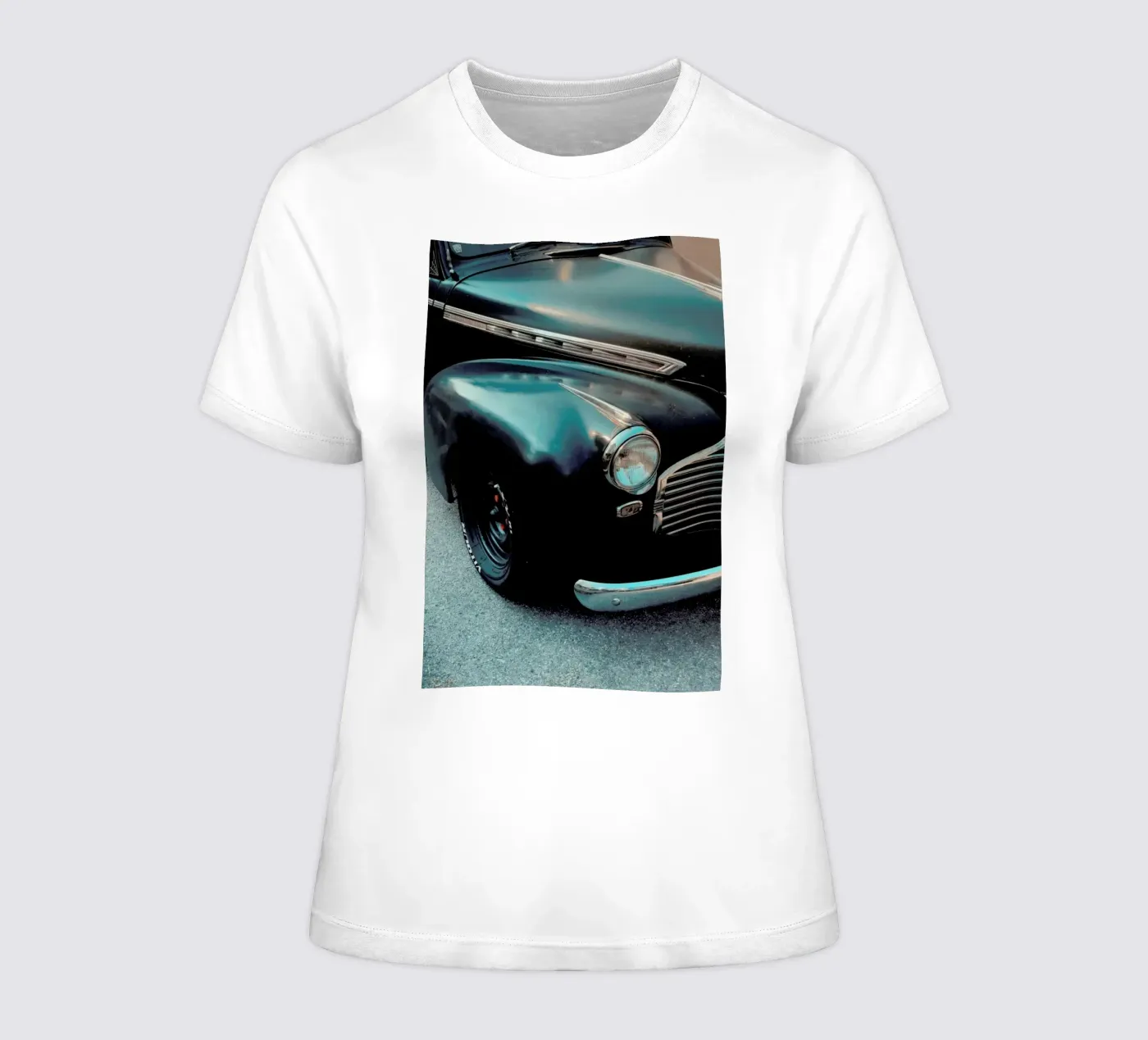 Black Oldtimer t-shirt da donna da Sebastian Hilgetag