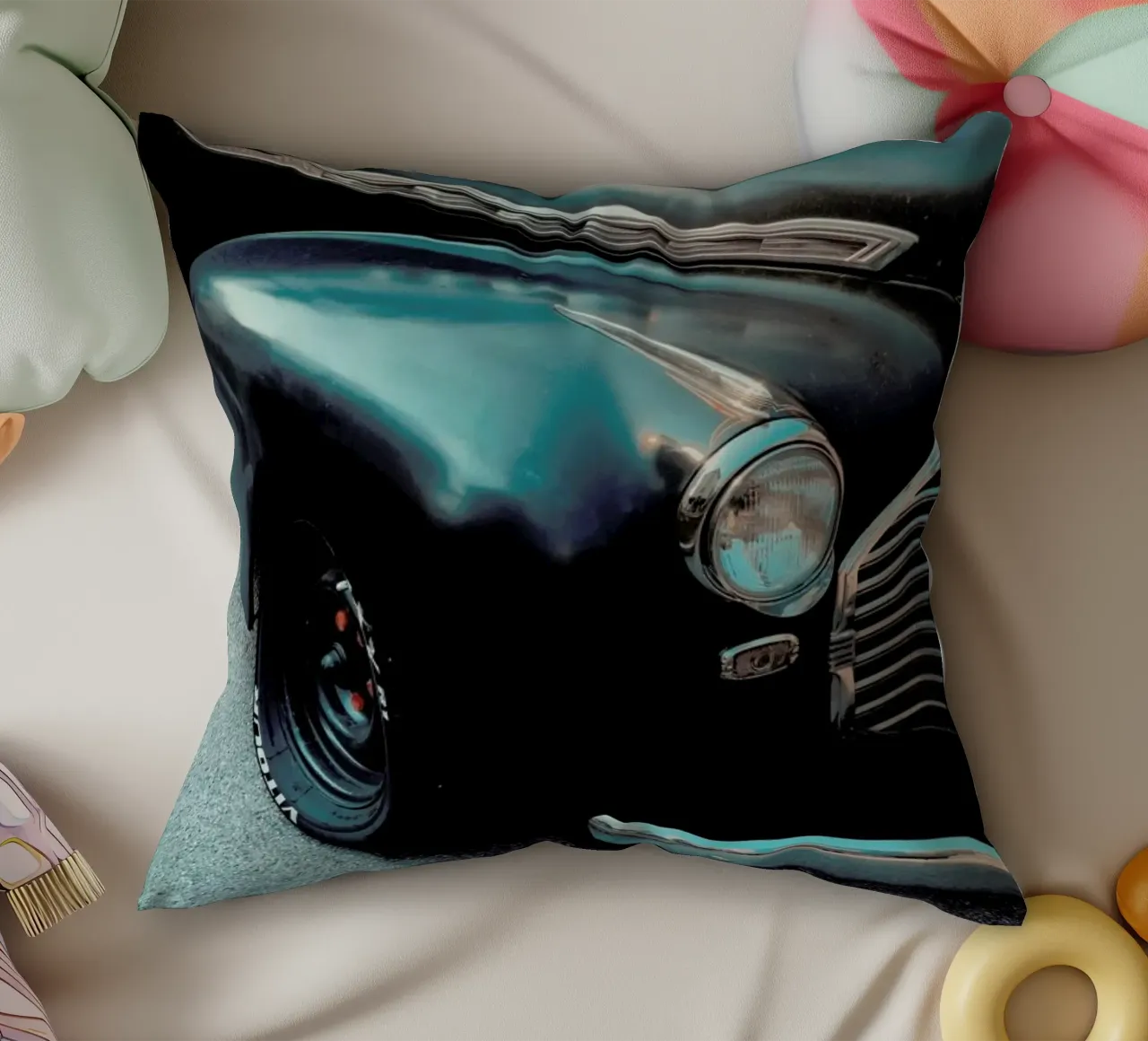Black Oldtimer cuscino da Sebastian Hilgetag