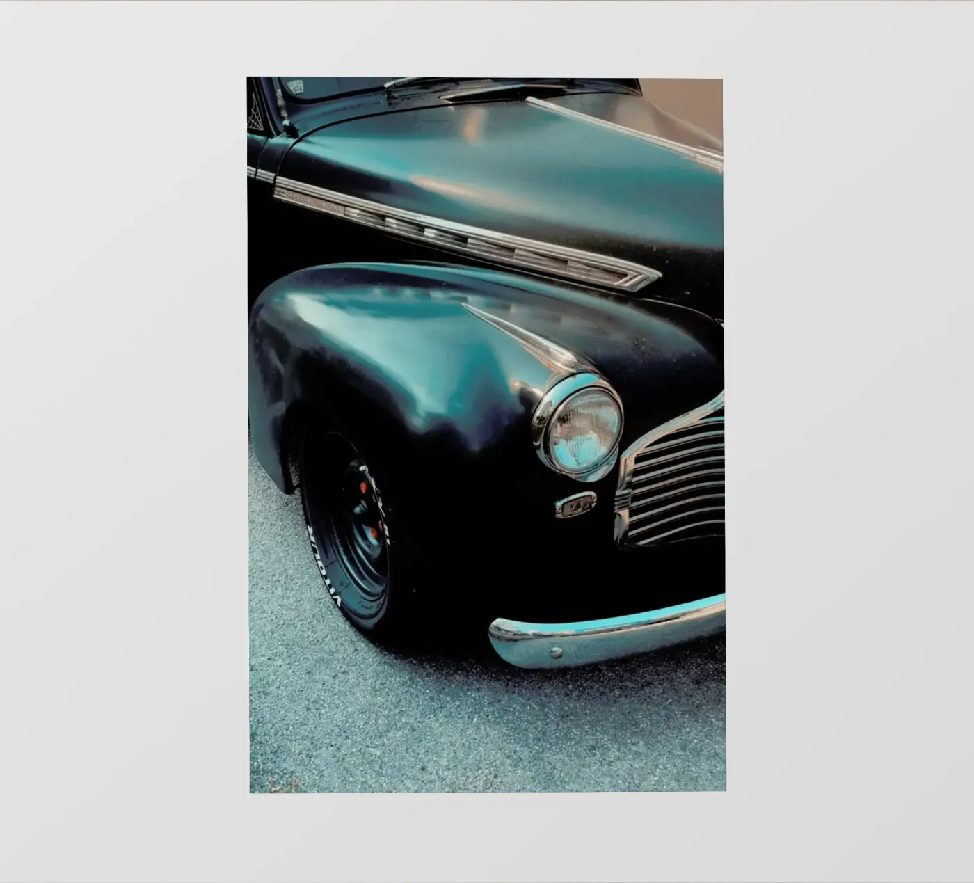 Black Oldtimer Backlit Folie von Sebastian Hilgetag