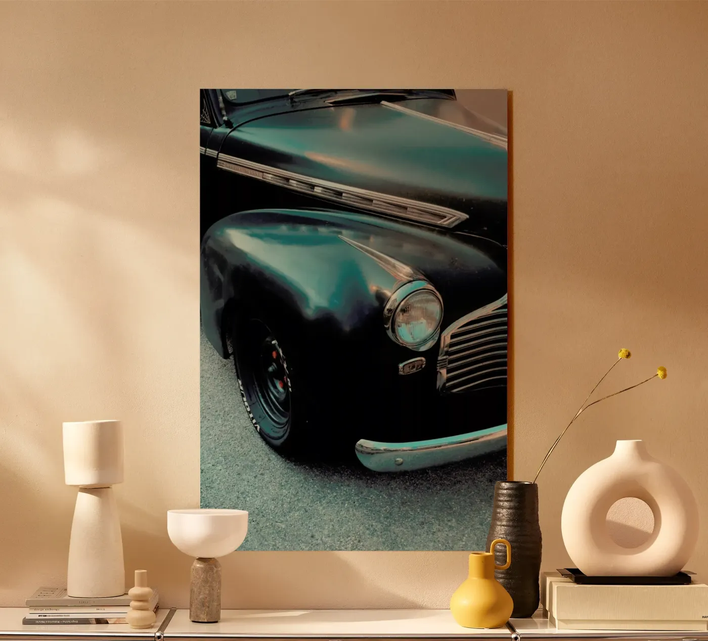 Black Oldtimer Acryl-Glas von Sebastian Hilgetag