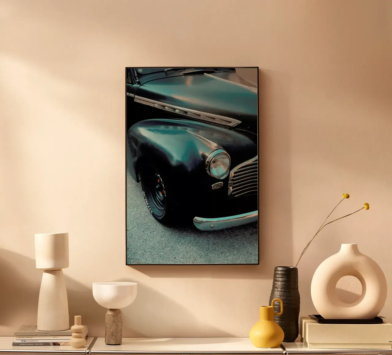 Black Oldtimer alluminio dibond da Sebastian Hilgetag