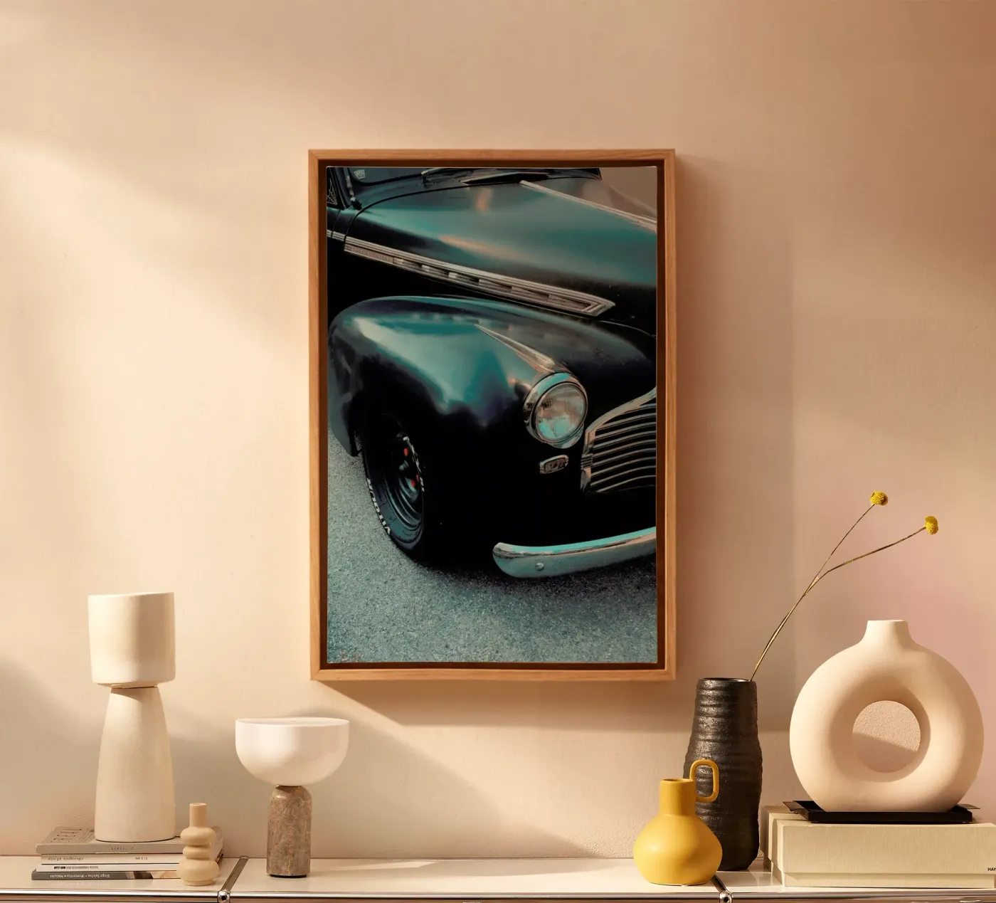 Black Oldtimer canvas van Sebastian Hilgetag