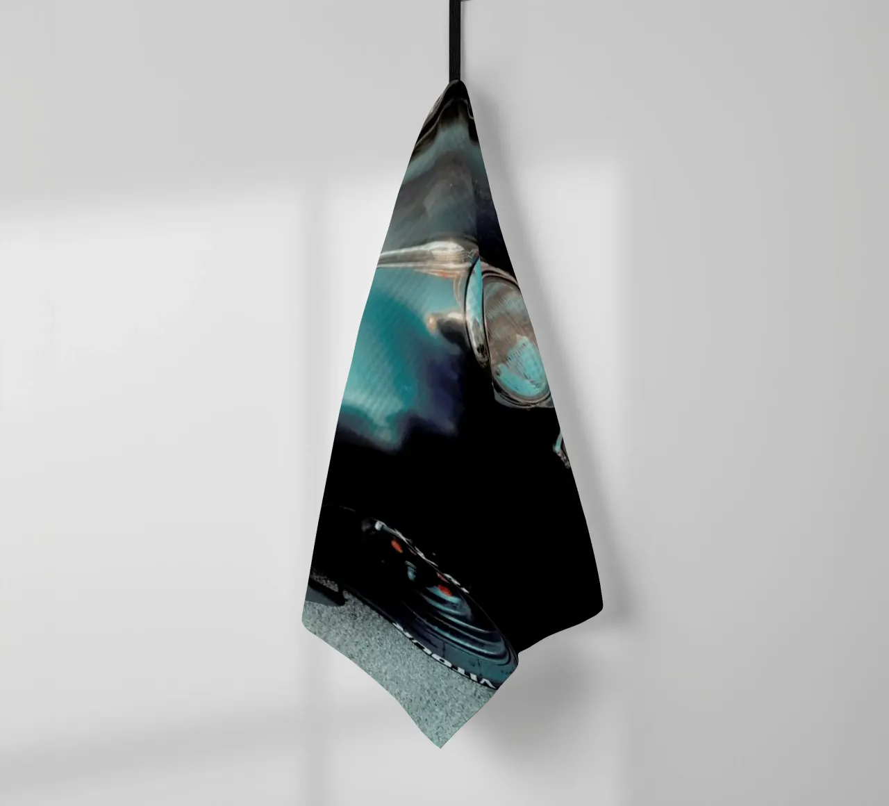 Black Oldtimer theedoek van Sebastian Hilgetag