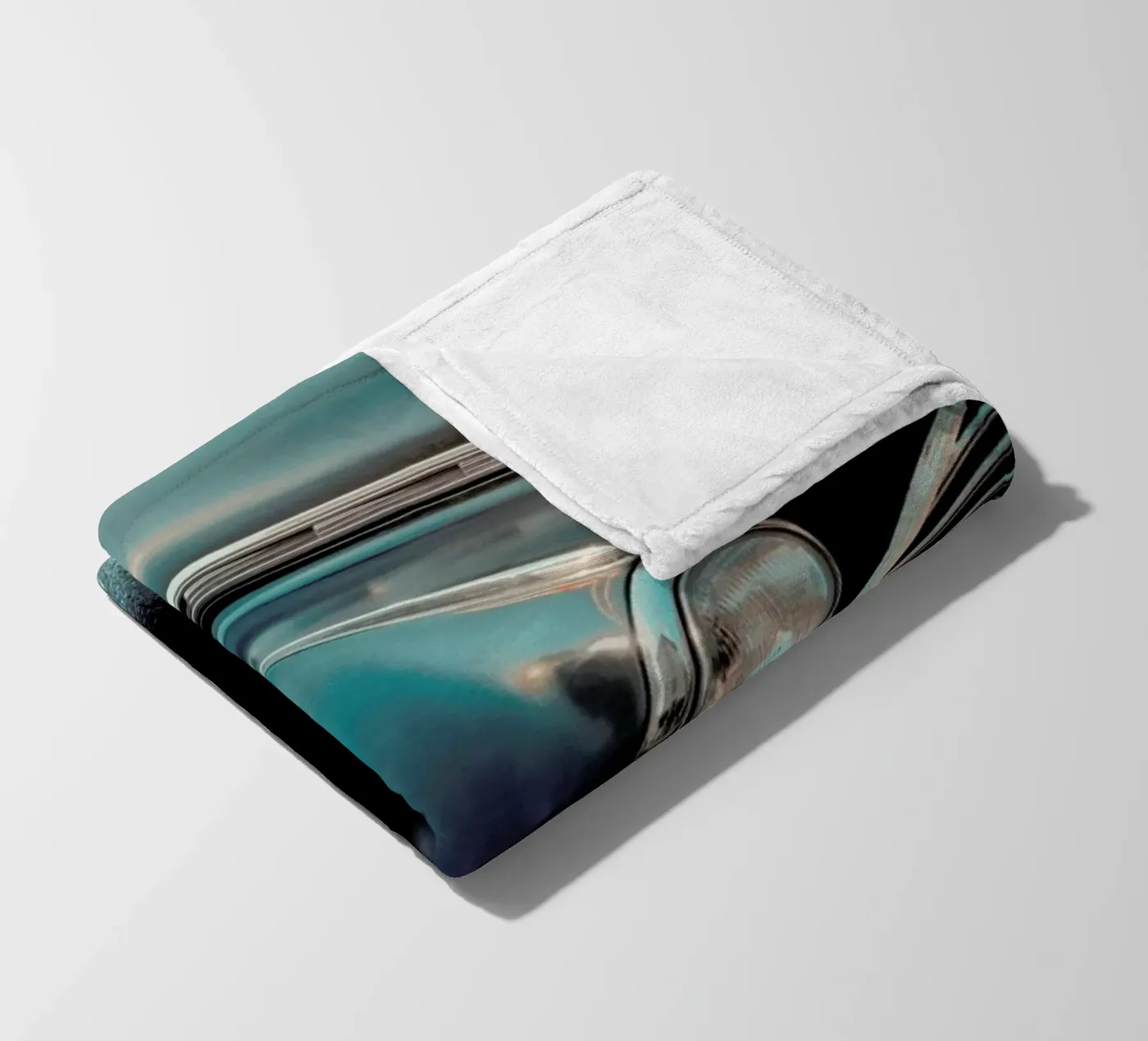 Black Oldtimer Fleecedecke von Sebastian Hilgetag