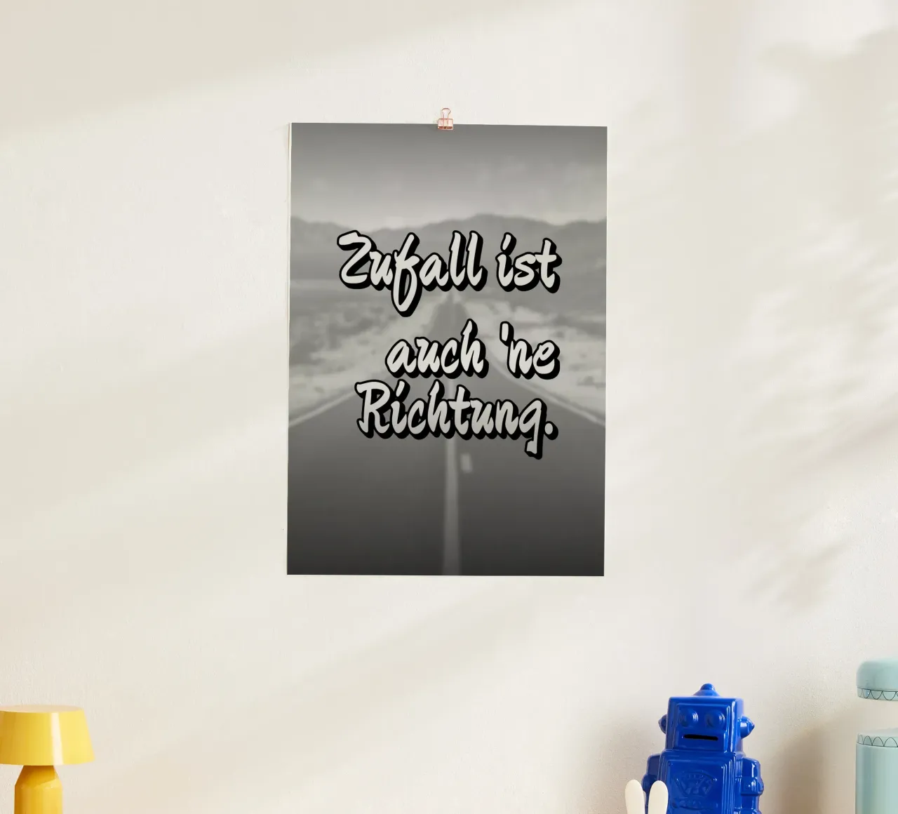 ZUFALL IST AUCH ’NE RICHTUNG poster da Einfach Uebel