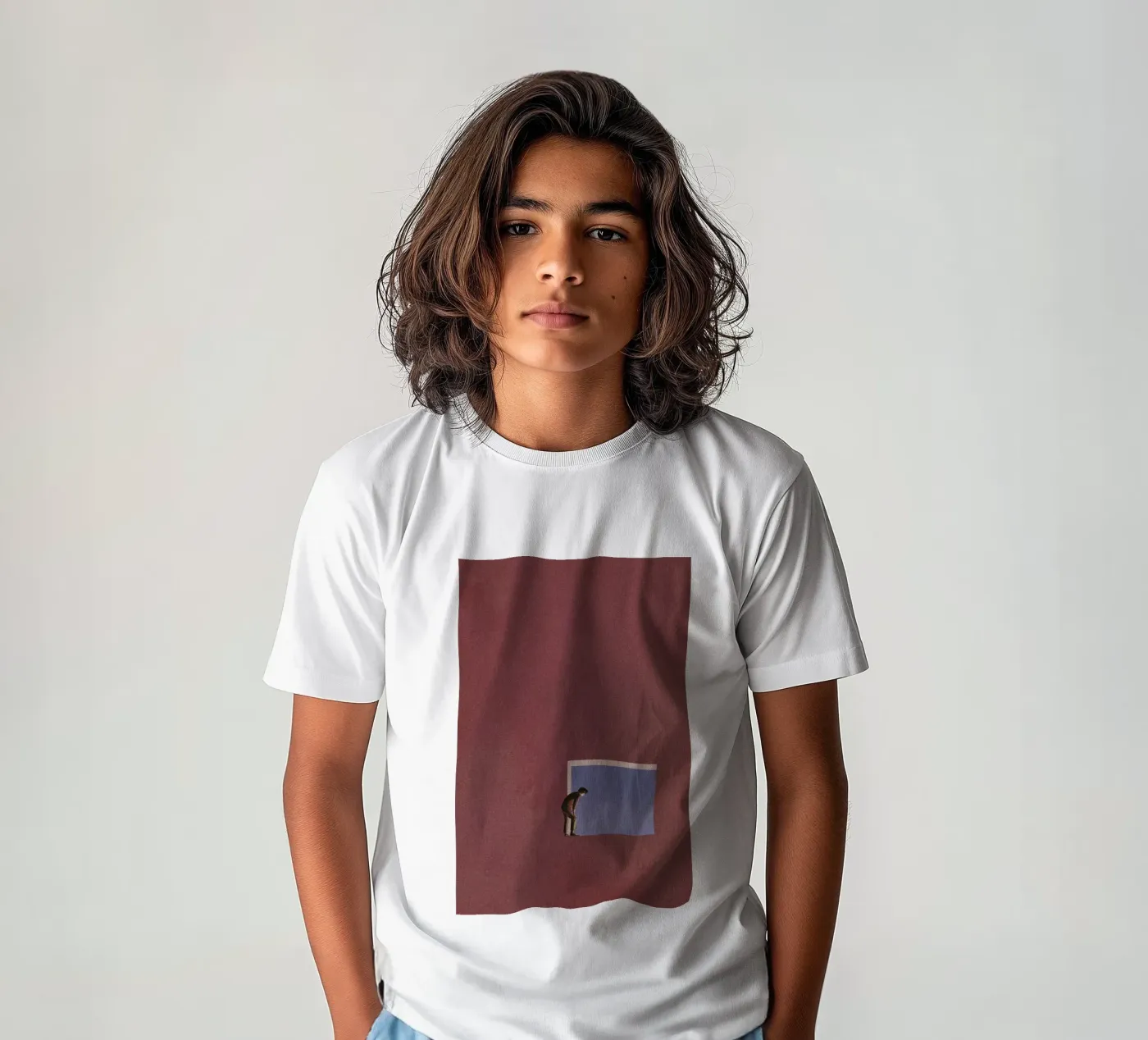 Curiosity t-shirt bambini da Maarten Léon