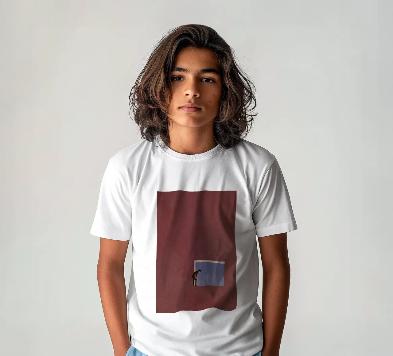 Curiosity kinder t-shirt van Maarten Léon