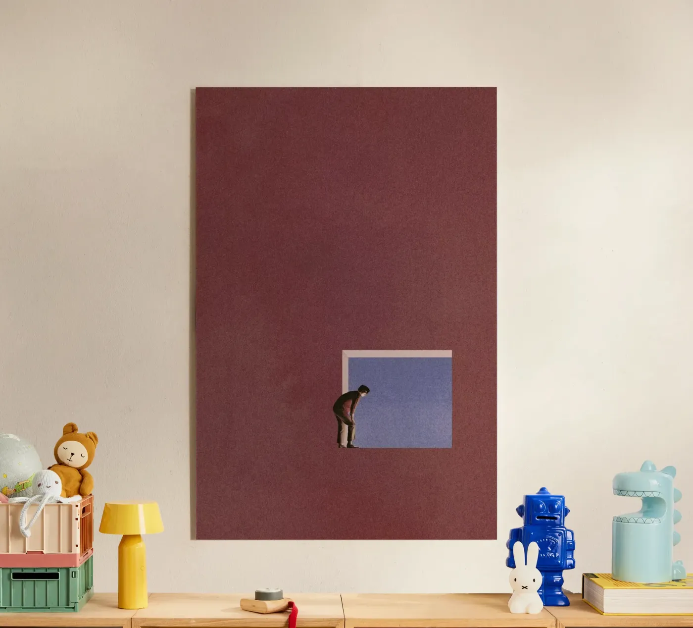 Curiosity acrylic glass by Maarten Léon