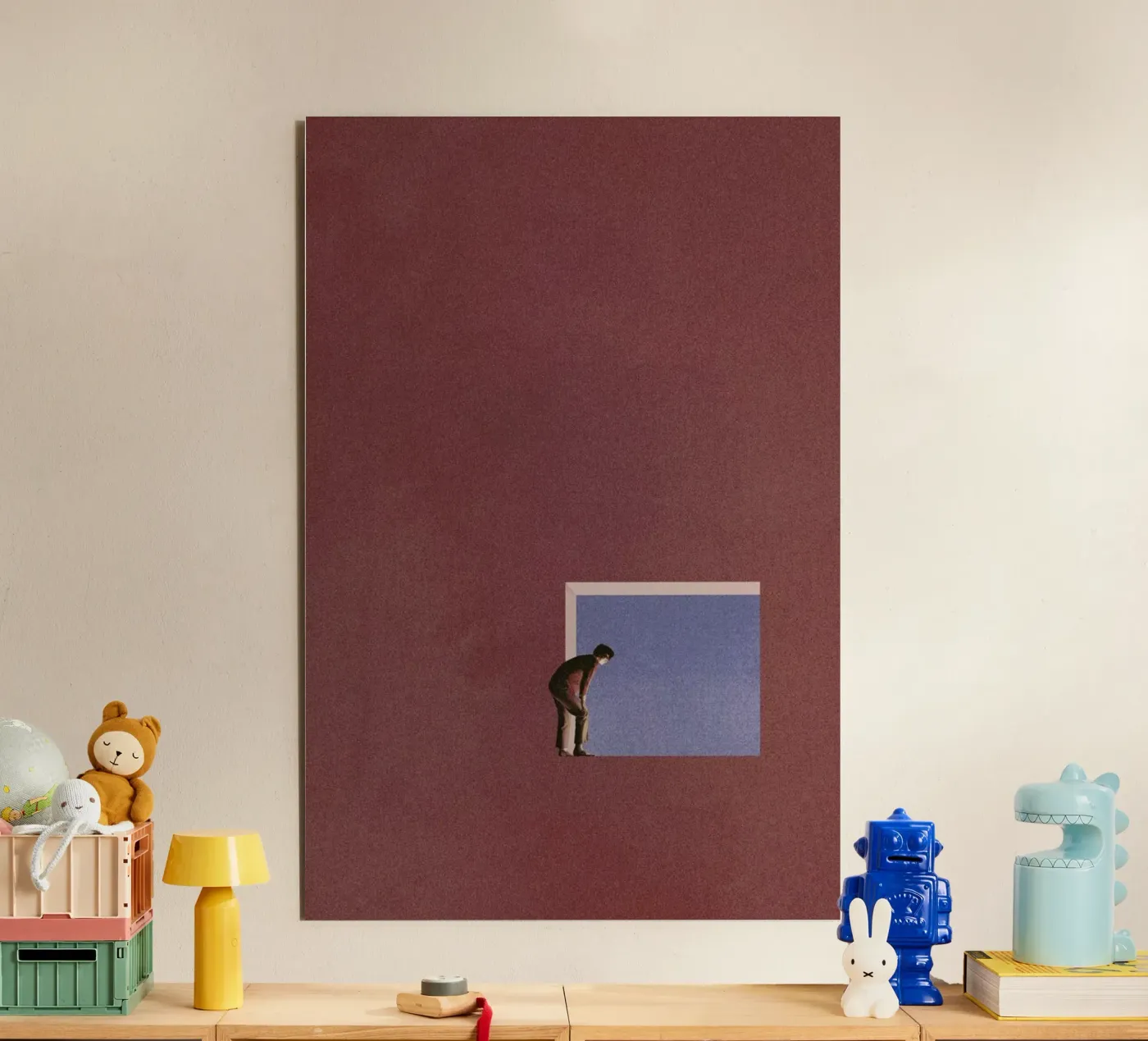 Curiosity alluminio dibond da Maarten Léon