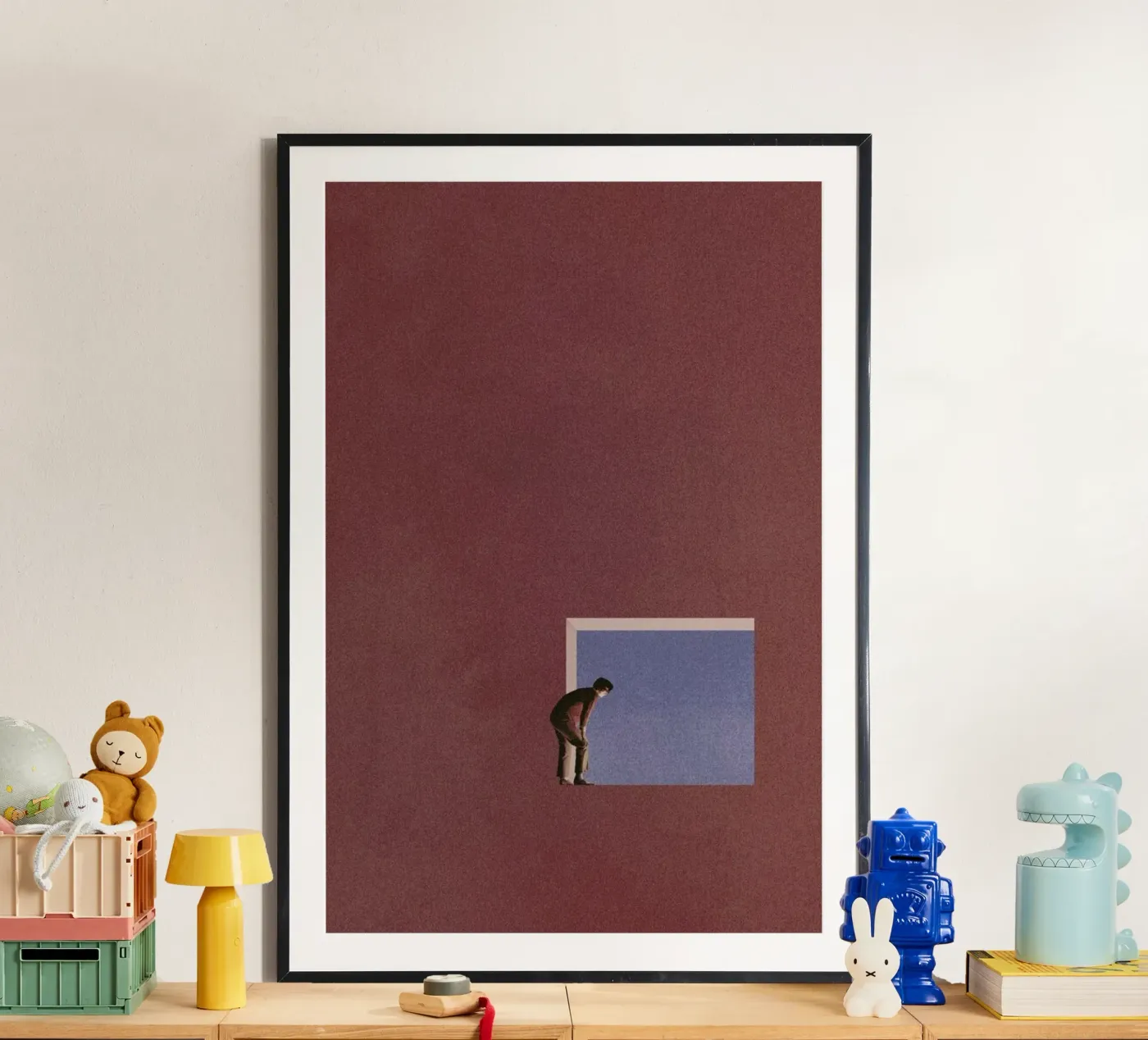 Curiosity poster by Maarten Léon