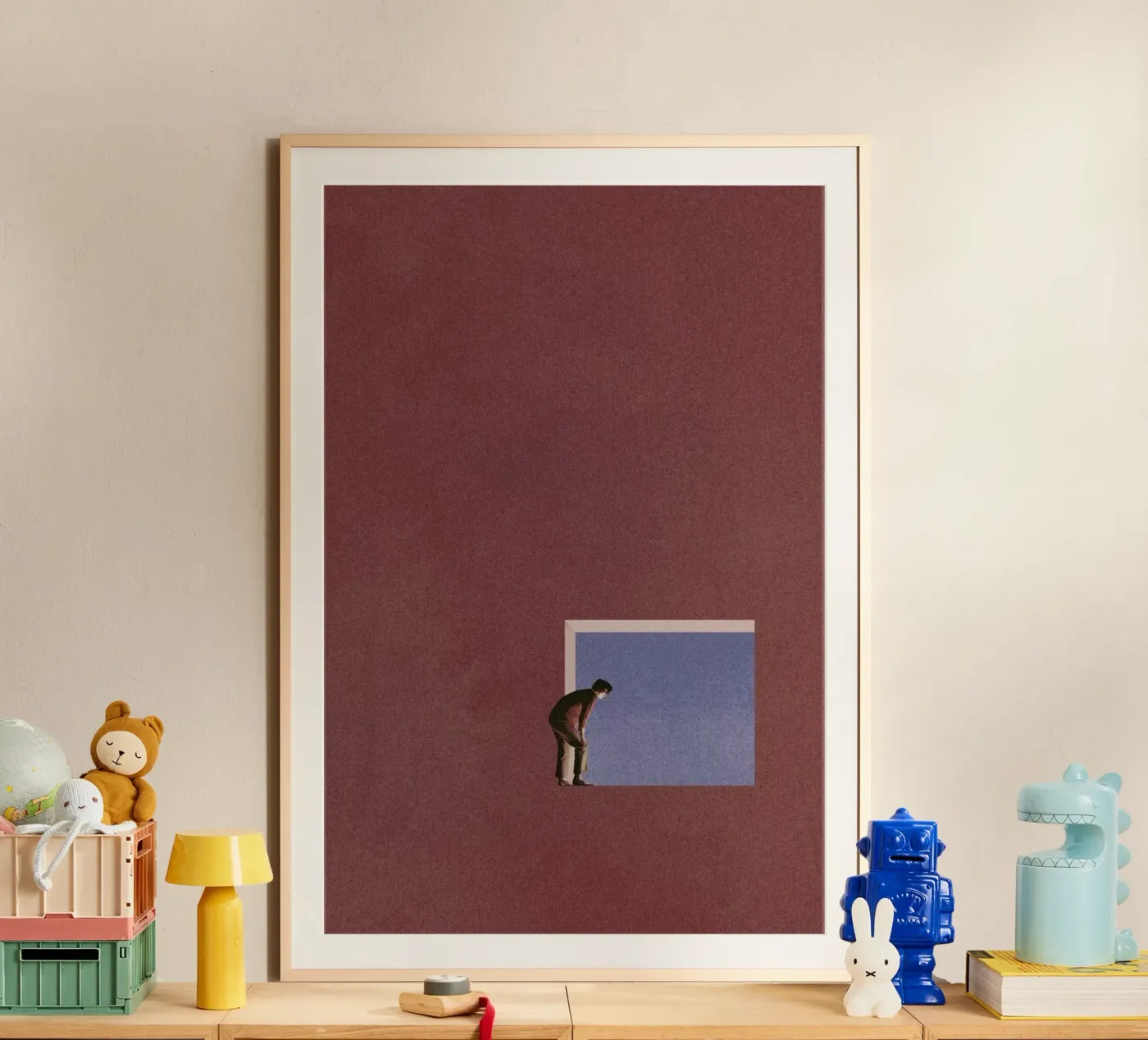 Curiosity poster by Maarten Léon