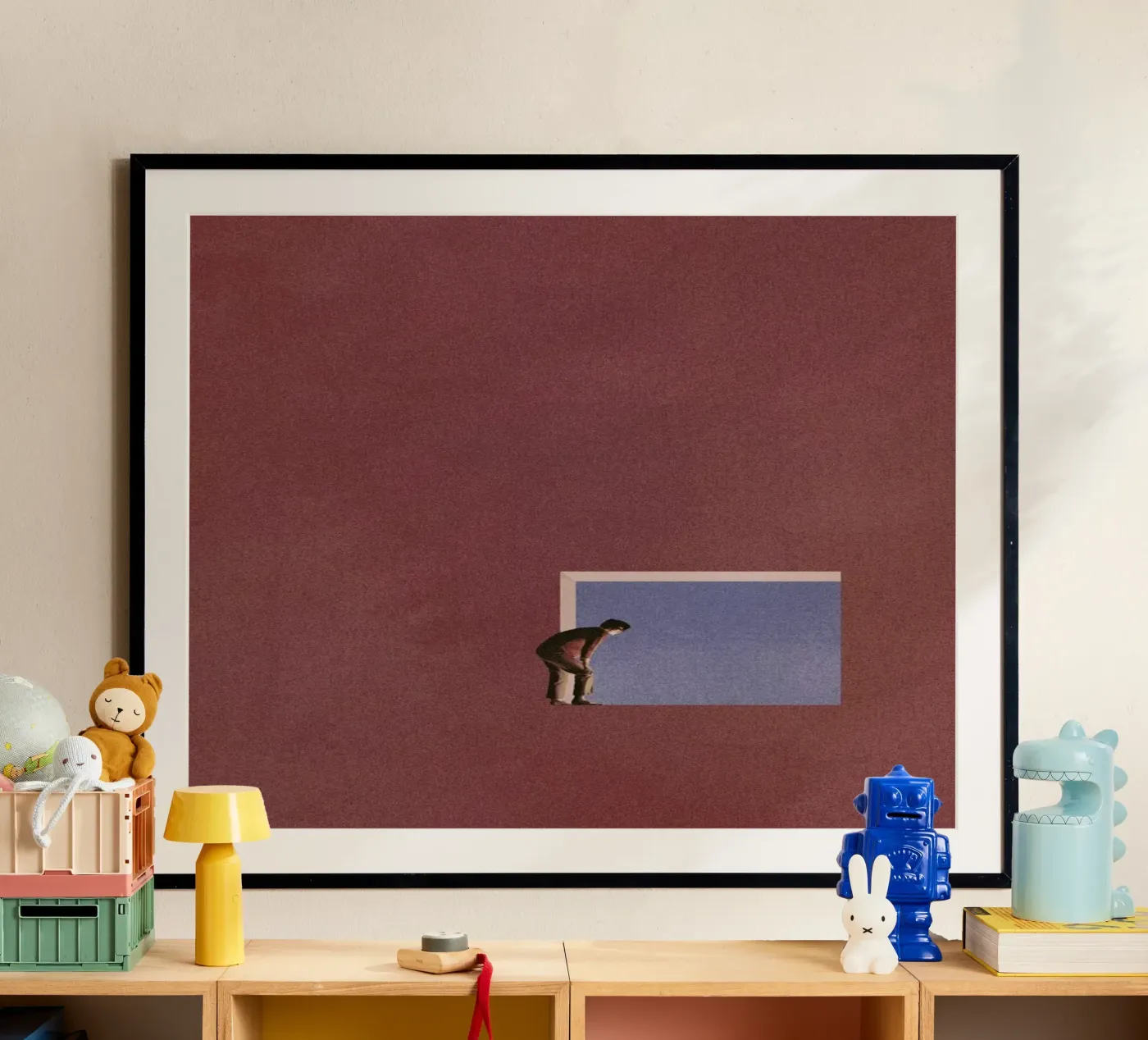 Curiosity poster by Maarten Léon