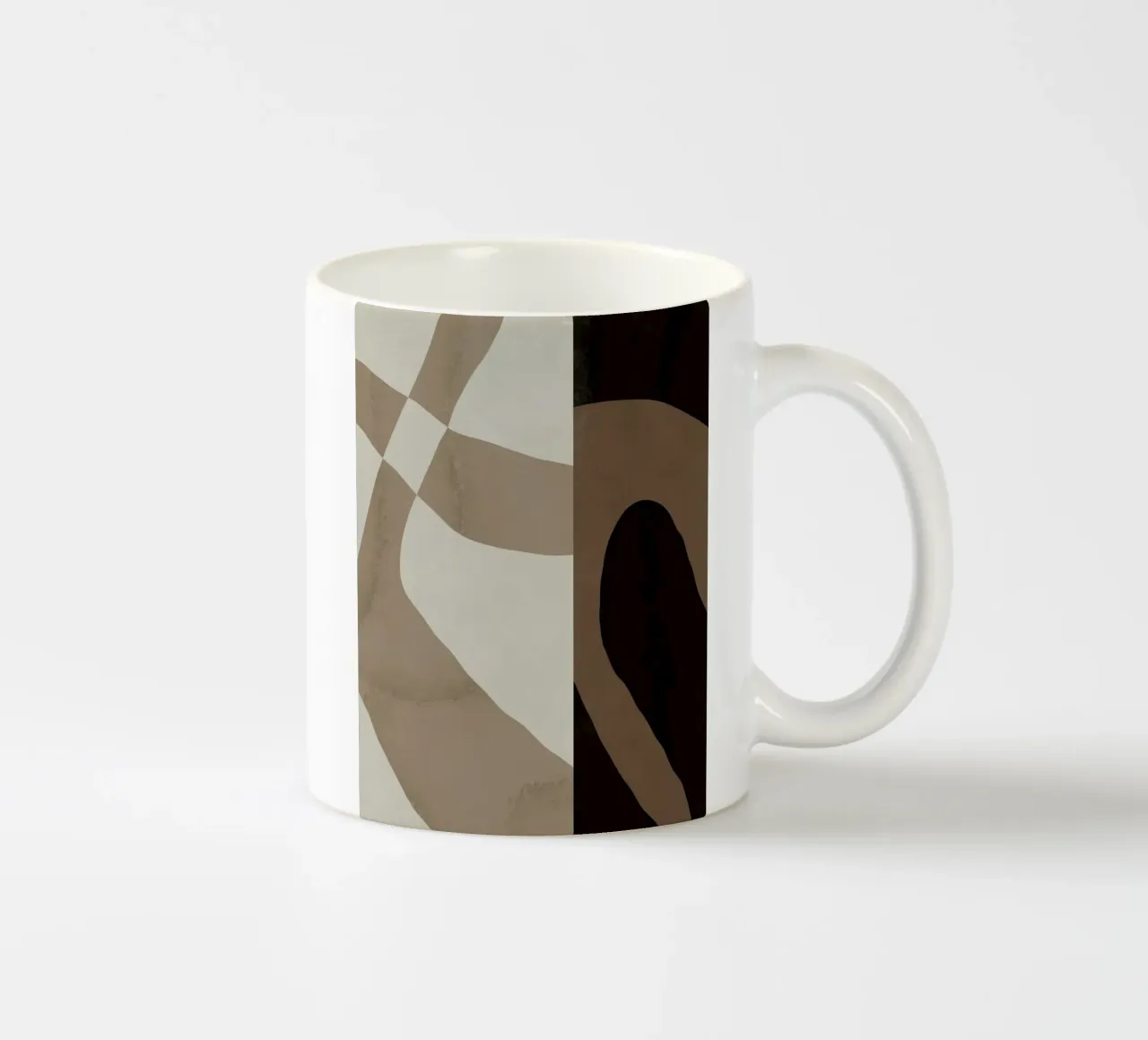 Ispo minimal neutral abstract 06 tazza in ceramica da Little Dean
