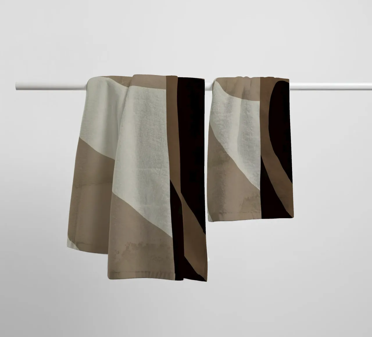 Ispo minimal neutral abstract 06 asciugamano da bagno da Little Dean