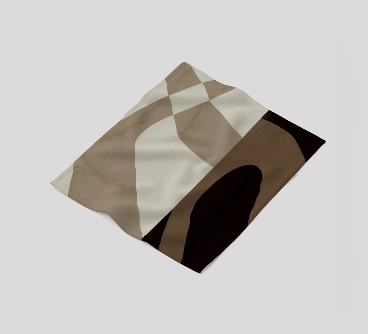Ispo minimal neutral abstract 06 coperta in pile da Little Dean