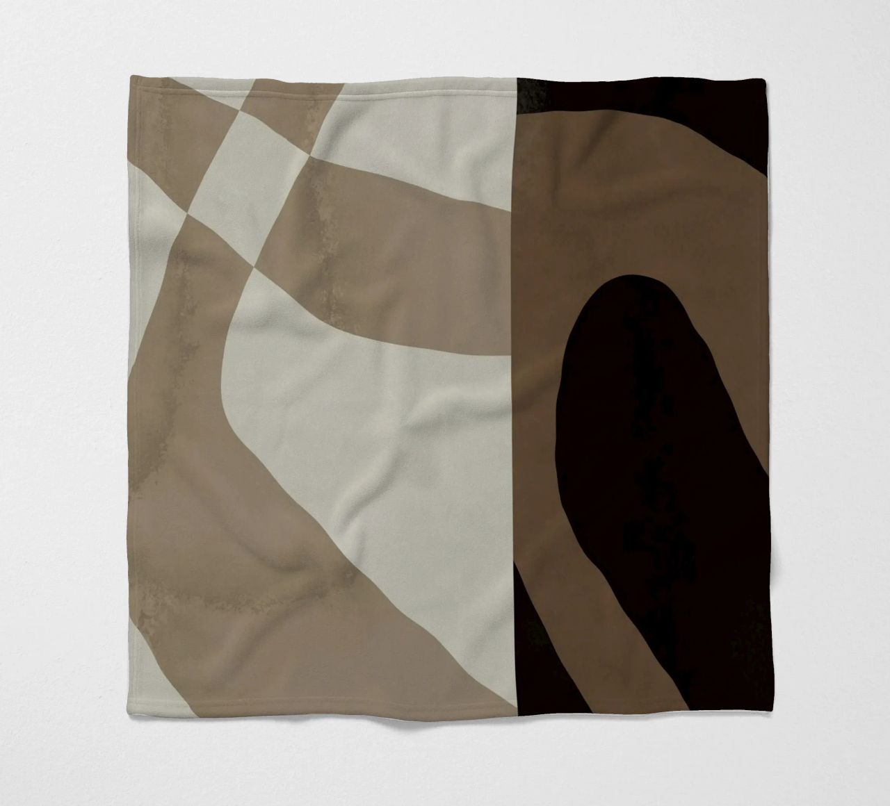 Ispo minimal neutral abstract 06 coperta in pile da Little Dean