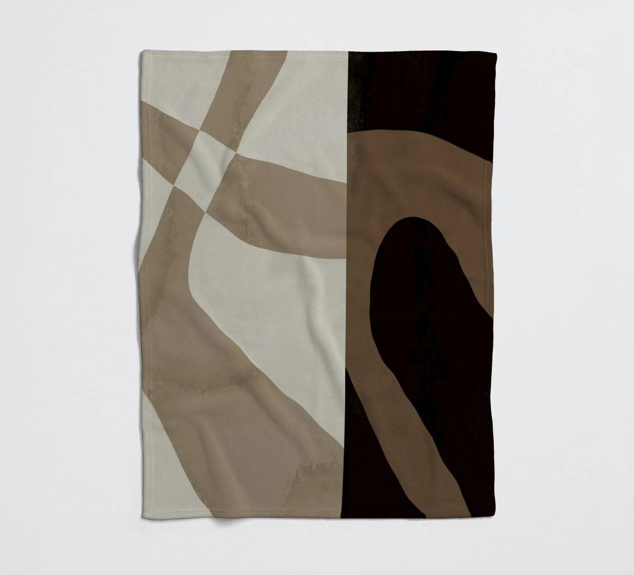 Ispo minimal neutral abstract 06 coperta in pile da Little Dean