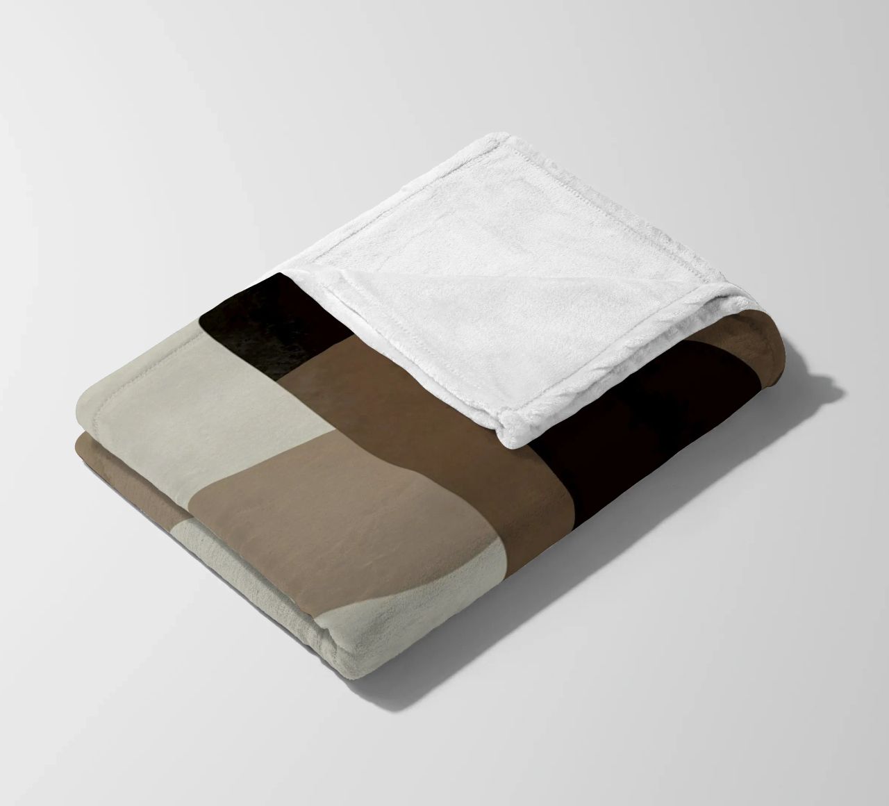 Ispo minimal neutral abstract 06 coperta in pile da Little Dean