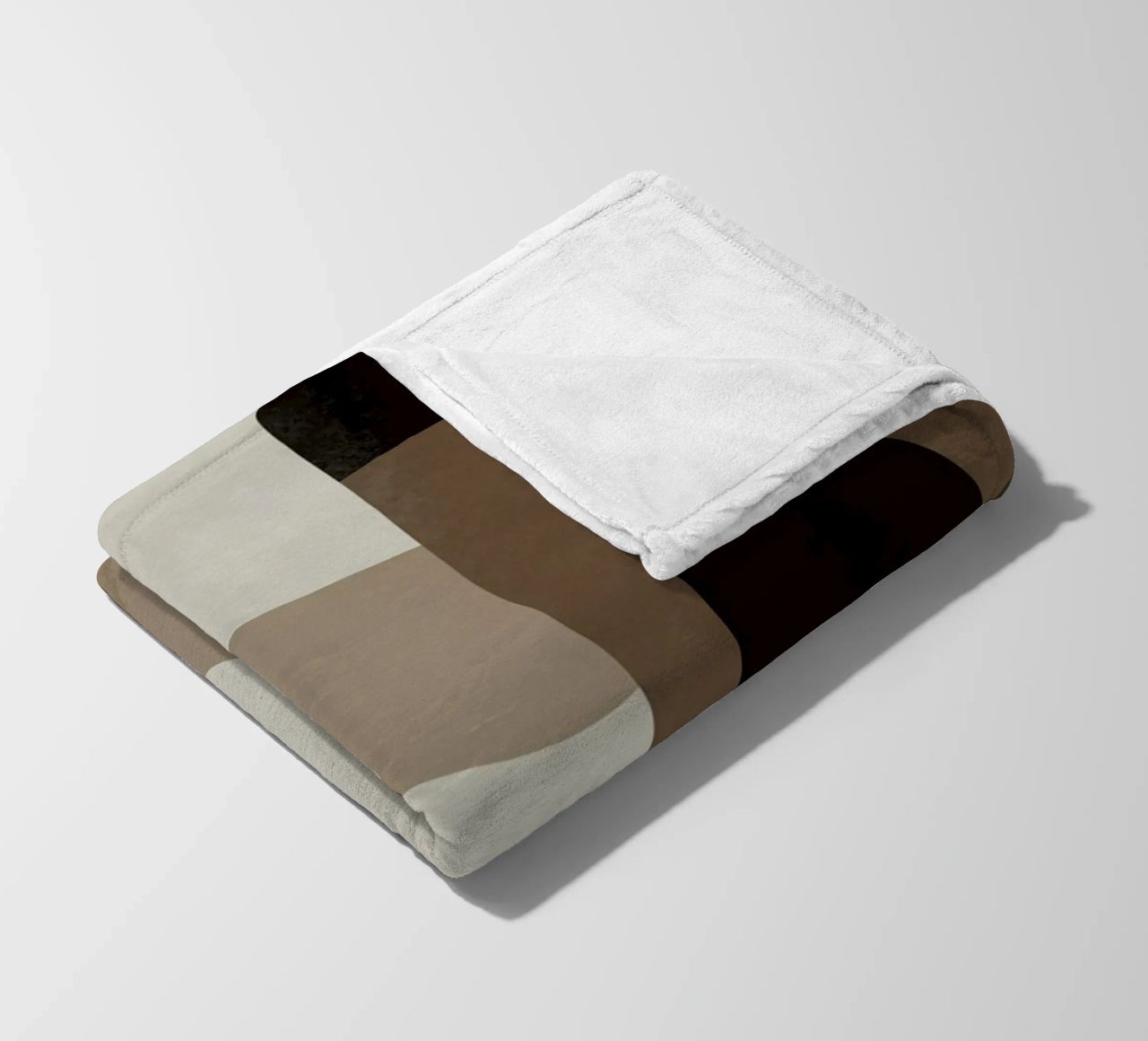 Ispo minimal neutral abstract 06 coperta in pile da Little Dean