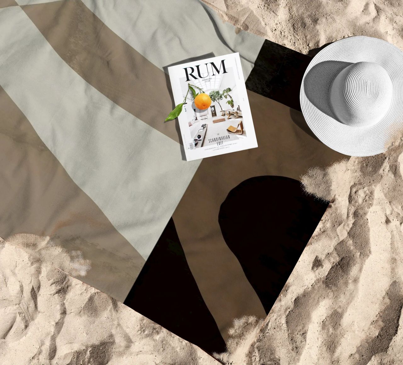 Ispo minimal neutral abstract 06 telo mare da Little Dean