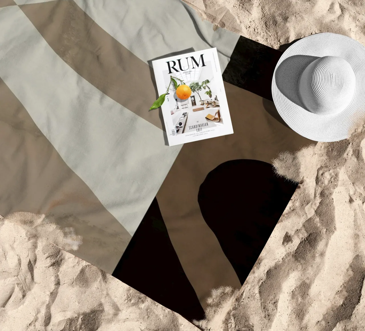 Ispo minimal neutral abstract 06 telo mare da Little Dean