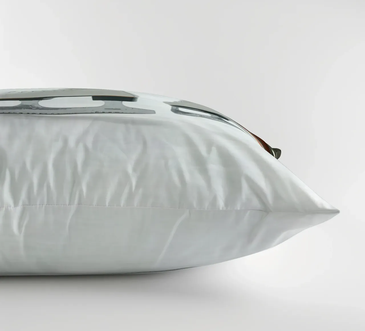 Skater glides effortlessly across the ice at a local rink decorative cushion by DesignDoodle