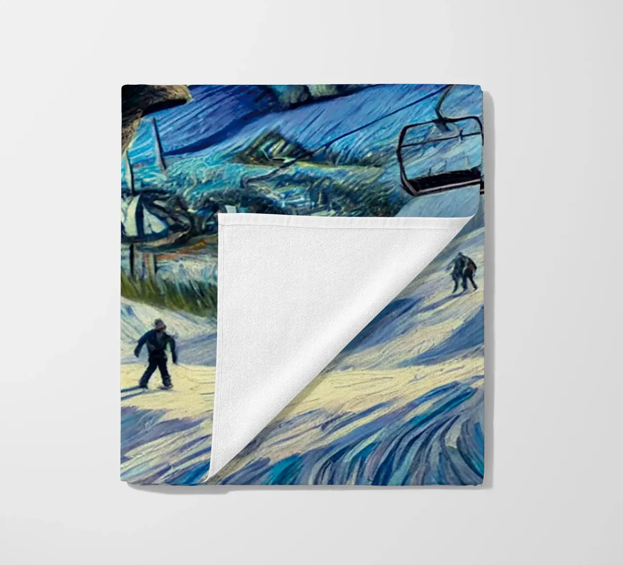 Snowboard Fantasy telo mare da Vintage Van Gogh