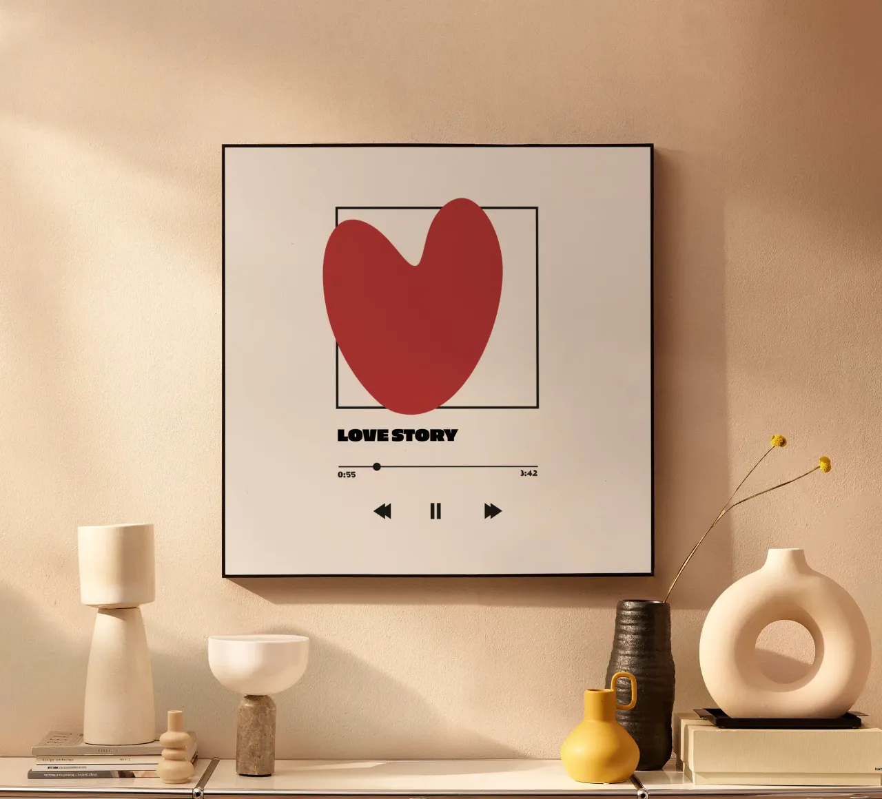 love story plexiglass da be.